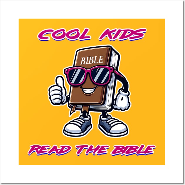 Stylish Scripture Study - Cool Kids Read the Bible Wall Art by Reformed Fire